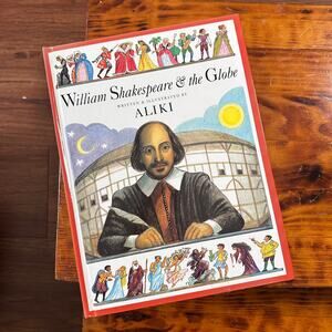 Vintage 1999 William Shakespeare & The Globe Hardcover Book